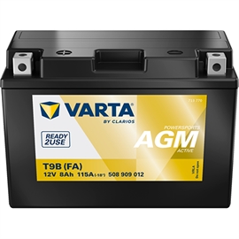 Varta Powersports AGM Active 508 909 012 12V 8Ah (+pol til venstre)